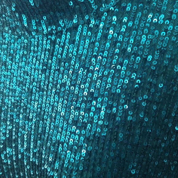 Eloquii Mock Neck Sequin Dress with Puff Sleeves Size 16 (NWT) - Picture 4 of 11